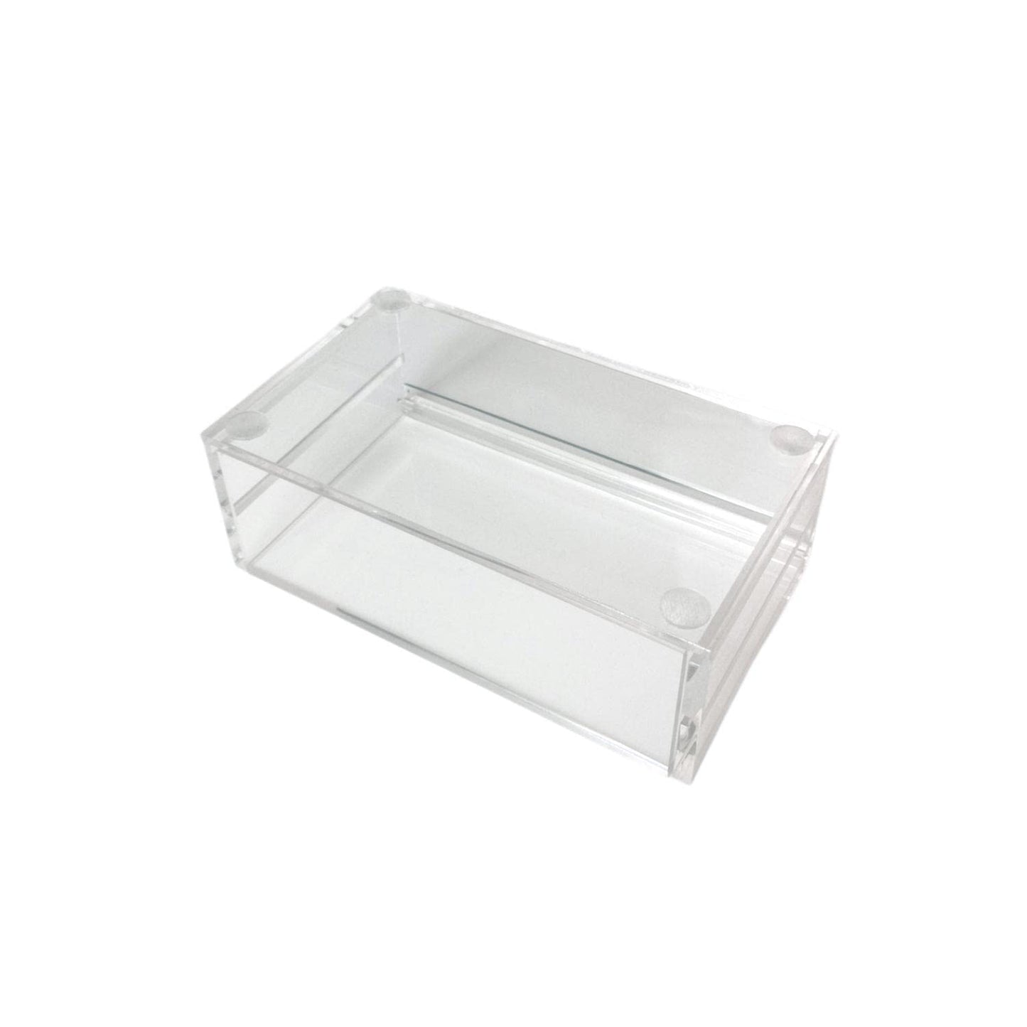 Two Layers Eyelash Grafting Pallet with Cover, Dust-proof Acrylic Lash Tile holder, Eyelash Extensions Storage Gasket Pads 2 Tiers for Beginners Beauty Artist Salon (White)