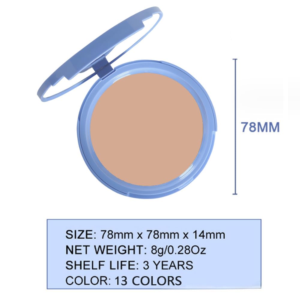 Oil Control Matte Perfection Face Powder Compact For Women, Matte Smooth Flawless Setting Powder Makeup, Polvo Compacto De Maquillaje, Waterproof Long Lasting, 0.35Oz, (140 Golden Beige, 1)