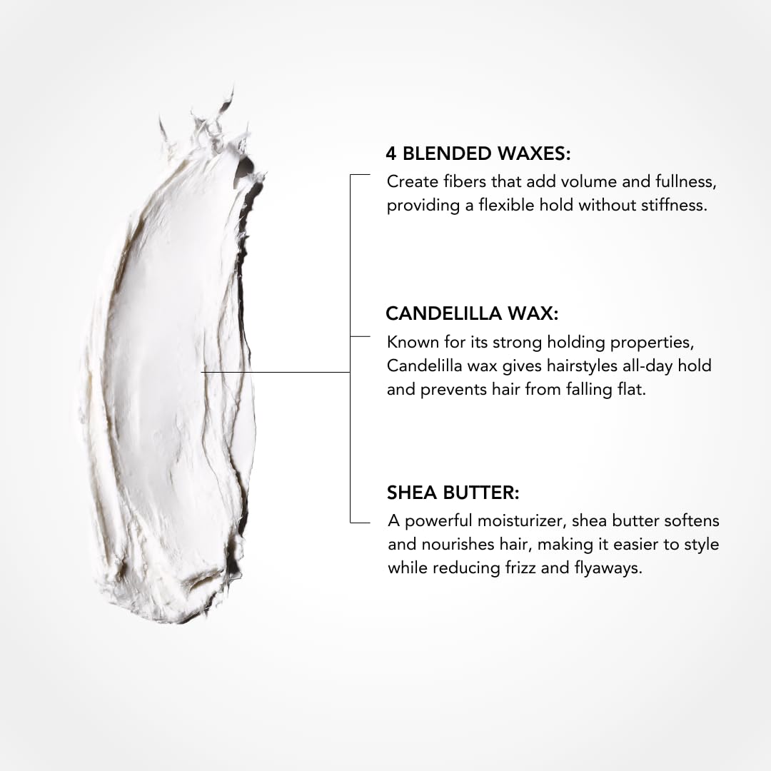 BluMaan Wax Fiber For Men - Adds Volume & Controls Hair All Day Hold - Natural Finish For All Hair Types - Original Styling Meraki