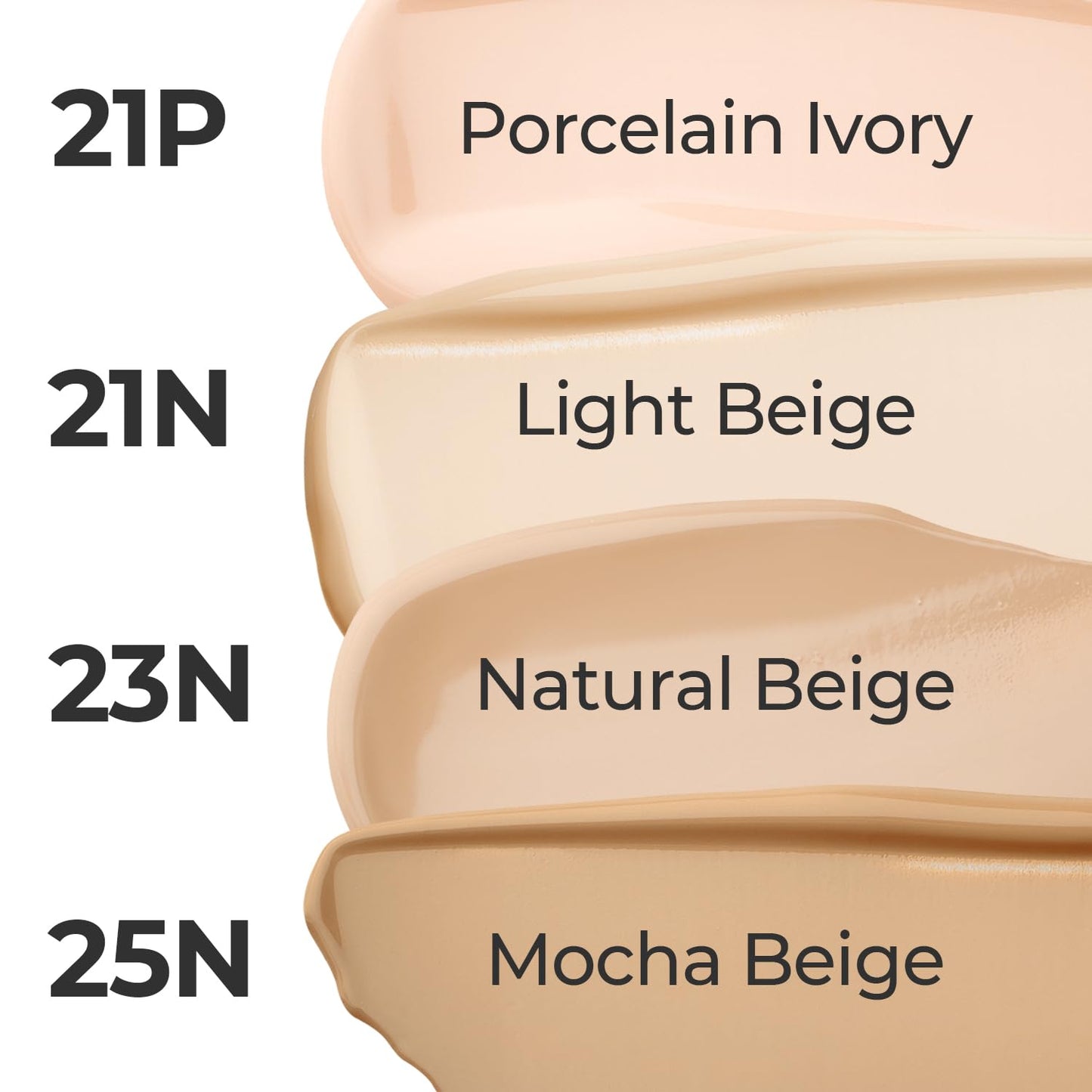 Natural Cover Glow Cushion Foundation | Satin Radiant Finish | Korean Foundation Makeup | Long-Lasting Natural Coverage | for All Skin Types 0.42 oz. (21P Porcelain Ivory)