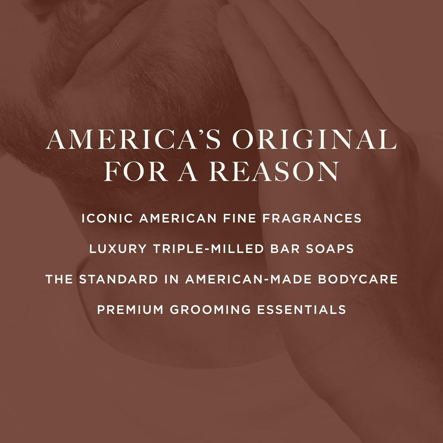 Caswell-Massey Men’s Bar Soap Gift Set - Jockey Club Scent - Triple-Milled Moisturizing Body Soap Bars for All Skin Types, Plant-Based Formula with Essential Oils, Made in USA, 3 x 5.8 oz