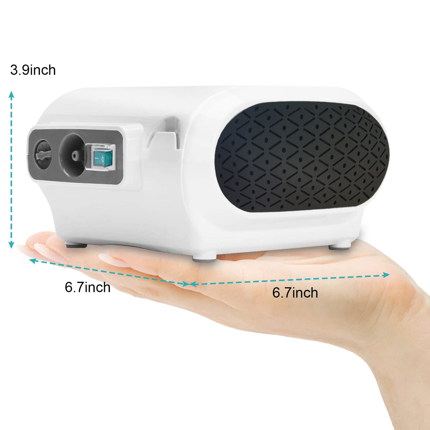 Freeway Compresor Nebulizer, Nebulizer Machine with 1 Set Acessory, Jet Nebulizers Personal Steam Inhaler for Kids Adults