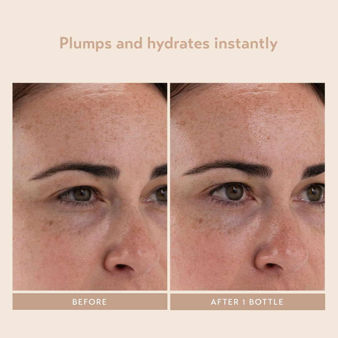 SHANI DARDEN SKIN CARE Moisture Boost Plumping Serum for Face, Moisturizing & Hydrating Face Serum with Snow Mushroom & Glycerin for Long-Lasting Hydration & Radiant, Dewy Skin, 1 fl oz