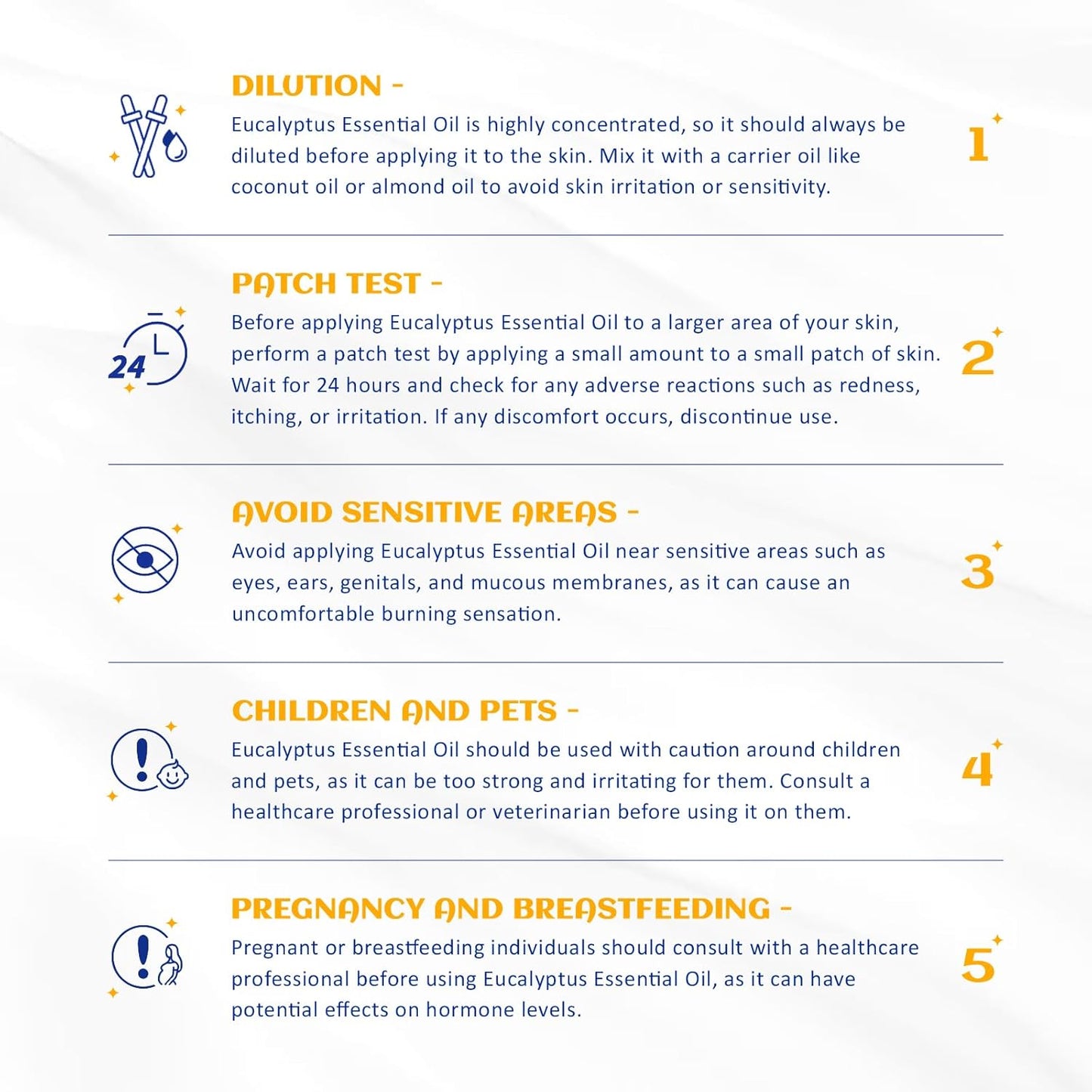 HIQILI 100ML Eucalyptus Essential Oil for Spray, Diffuser & Skin, 100% Pure Undiluted - 3.38 Fl Oz