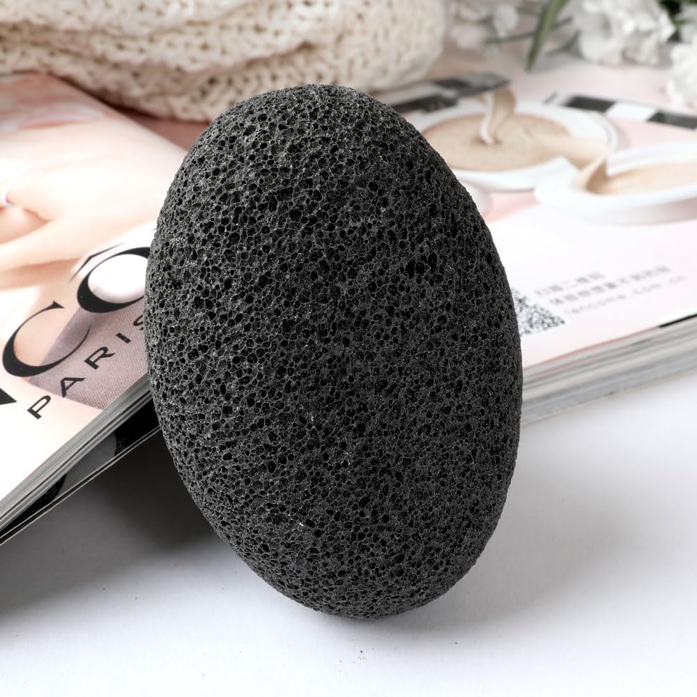 Foot Pumice Stone for Feet, Borogo Lava Pedicure Tools Hard Skin Callus Remover for Feet and Hands - Remove Dead Skin, Heels, Elbows