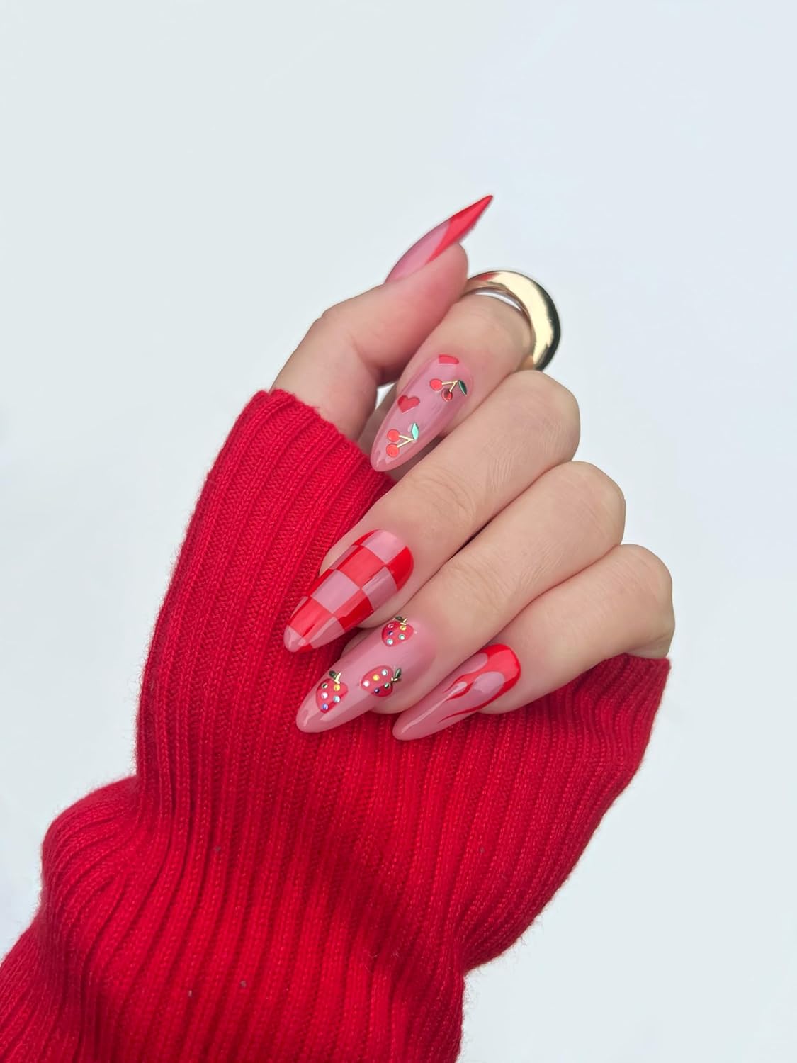 Candy Shop Nail Stickers - Lightweight & Easy-to-Apply Nail Art with Cute & Trendy Designs - Durable & Long-Lasting Nail Stickers for Women, Ideal for DIY Manicures