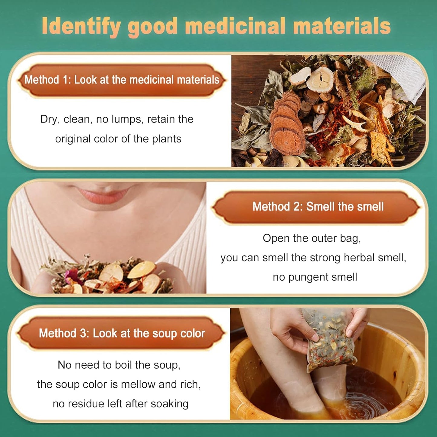 30 Bags Herbal Foot Soak,Foot Bath Herb,Foot Spa Bath Soak Foot Detox Soak to Remove Toxins,Relieve Fatigue & Dispel Cold and Remove Dampness 艾草排湿排寒泡脚包 900g(30 bags*30g) (Green A, 30.5x40.5CM)