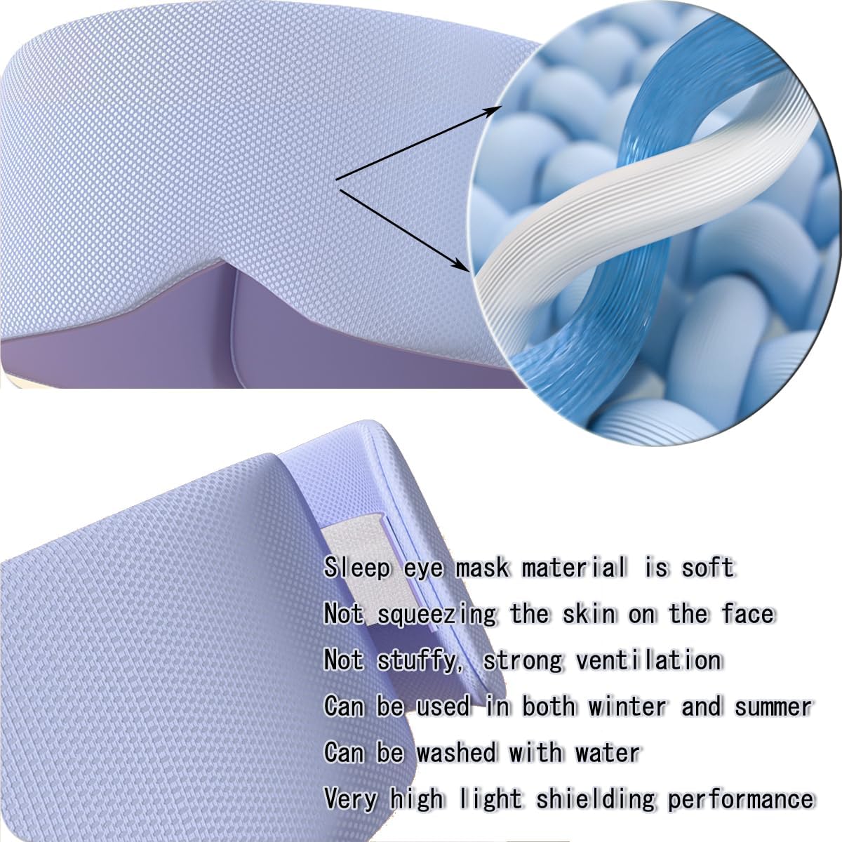 Silk Eye Sleep Mask for Sleeping Women Men, Blackout Blindfold Eye Mask+soundproof Ear Plugs, Rest Like A Deaf or Blind Person,Earplugs Cooling Satin Mask for Travel Night Best Sleep Mask (Purple)