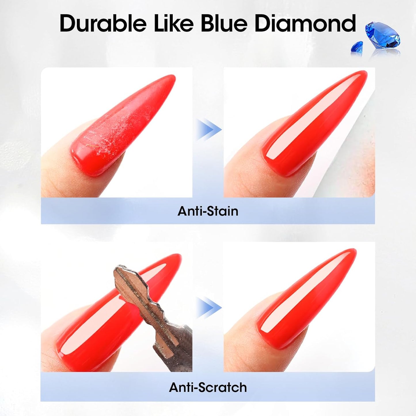 GELLEN 4 in 1 Builder Gel & Top Coat in a Bottle, 20ml Upgraded Formula Nail Gel for Nail Apex, Glossy Top Coat, 3D Nail Arts & Chrome Nails, Home Salon Manicure Gift for Women Girls