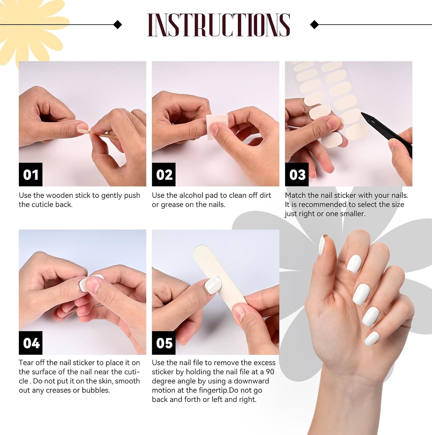 Gloss Nail Strips|Uv Free|22 Pcs,Gel Nail Stickers|Long Lasting Two Weeks and Easy to Apply&Remove|Dazzle Blue