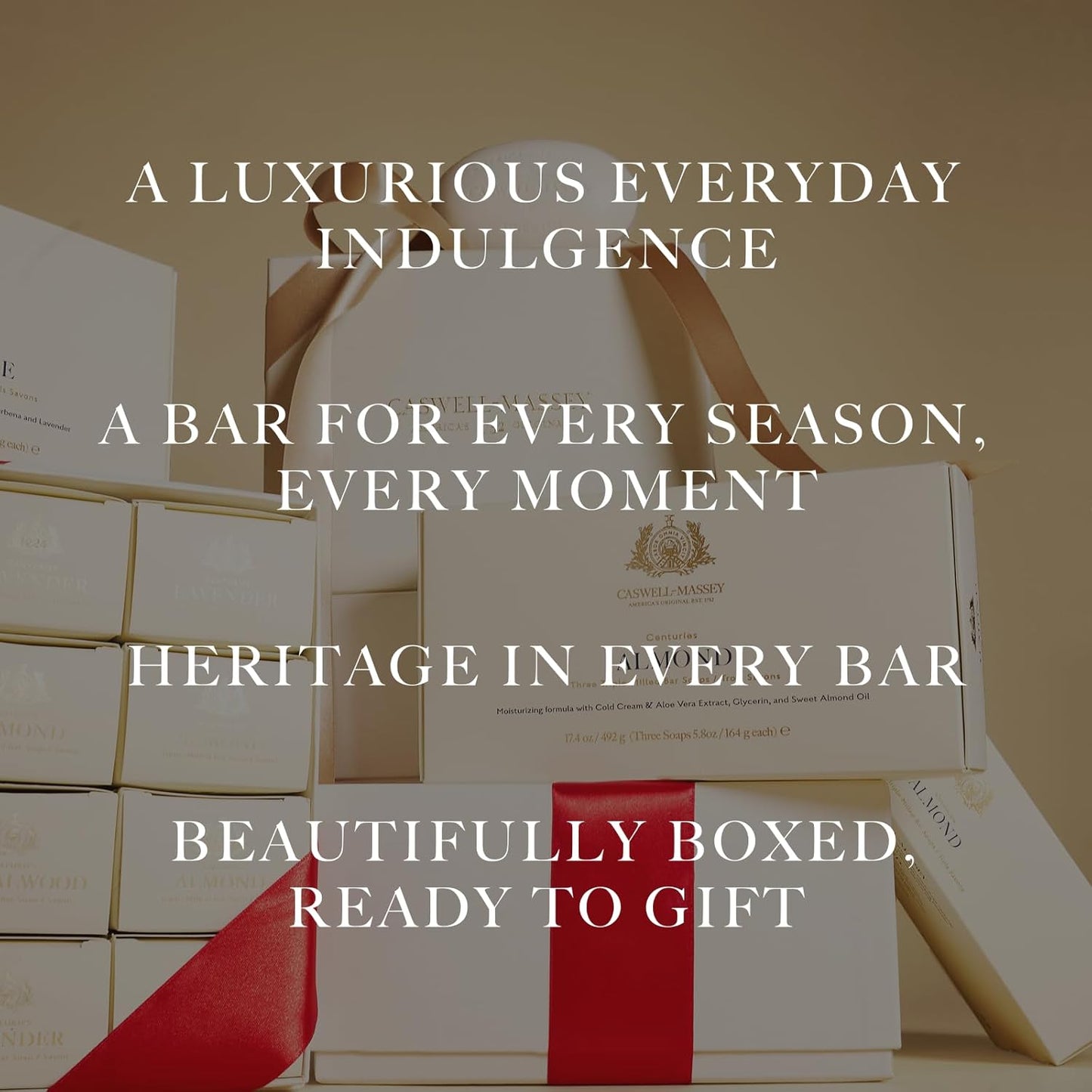 Caswell-Massey Men’s Bar Soap Gift Set - Newport, Oaire & Greenbriar - Moisturizing Triple-Milled Body Wash Bars for All Skin Types, Plant-Based & Essential Oils Formula, Made in USA, 3 x 5.8 oz