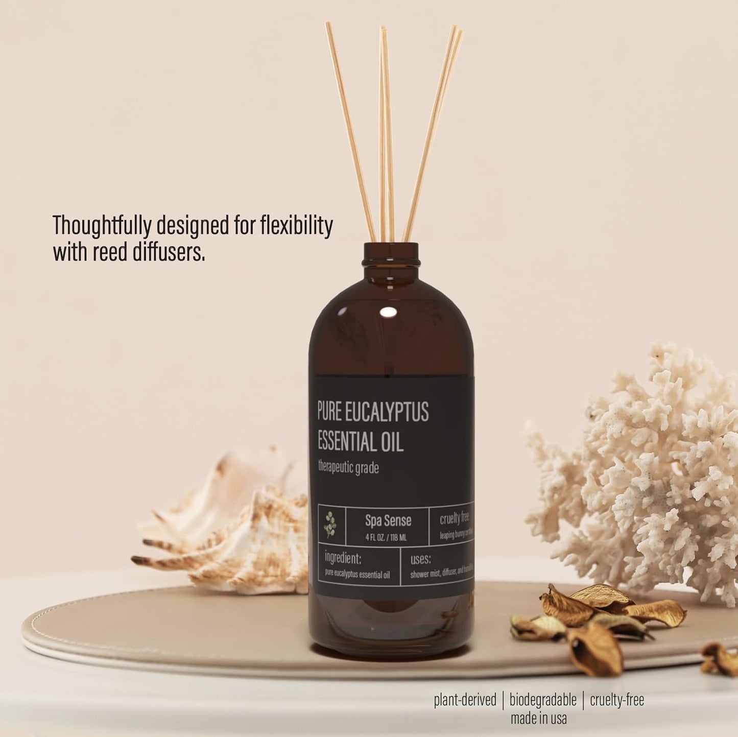 Pure Eucalyptus Oil Shower Mist and Steam Room Spray - Room Spray and Eucalyptus Spray for Shower - Premium Aromatherapy Eucalyptus Essential Oil Spray - 4 Ounce