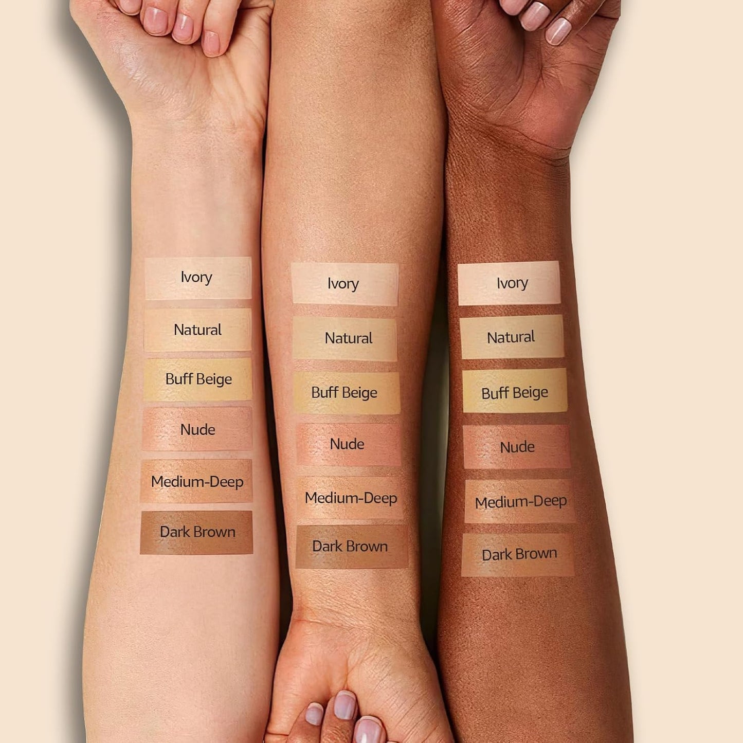 Air Cushion CC Cream Foundation - Mushroom Head BB Creams, Long Lasting Concealing Brightening, Moisturizer Face Cream,Facial Skin Care Makeup For All Skin Types (Natural)