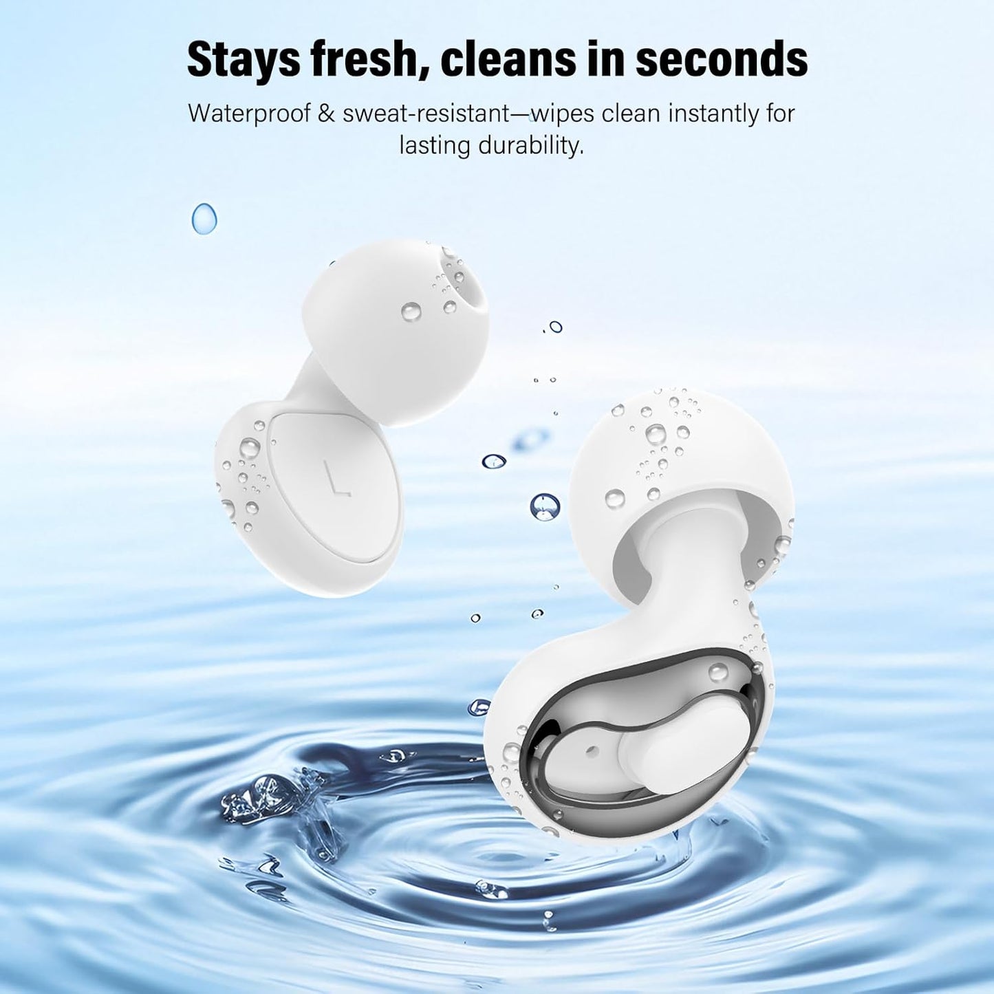 Adjustable Ear Plugs for Sleeping – 2-Level Noise Cancelling (17–35dB), Reusable Silicone Earplugs for Sleeping, Snoring, Travel, Office, and Side Sleepers with 6 Pairs of Tips & Magnetic Carry Case