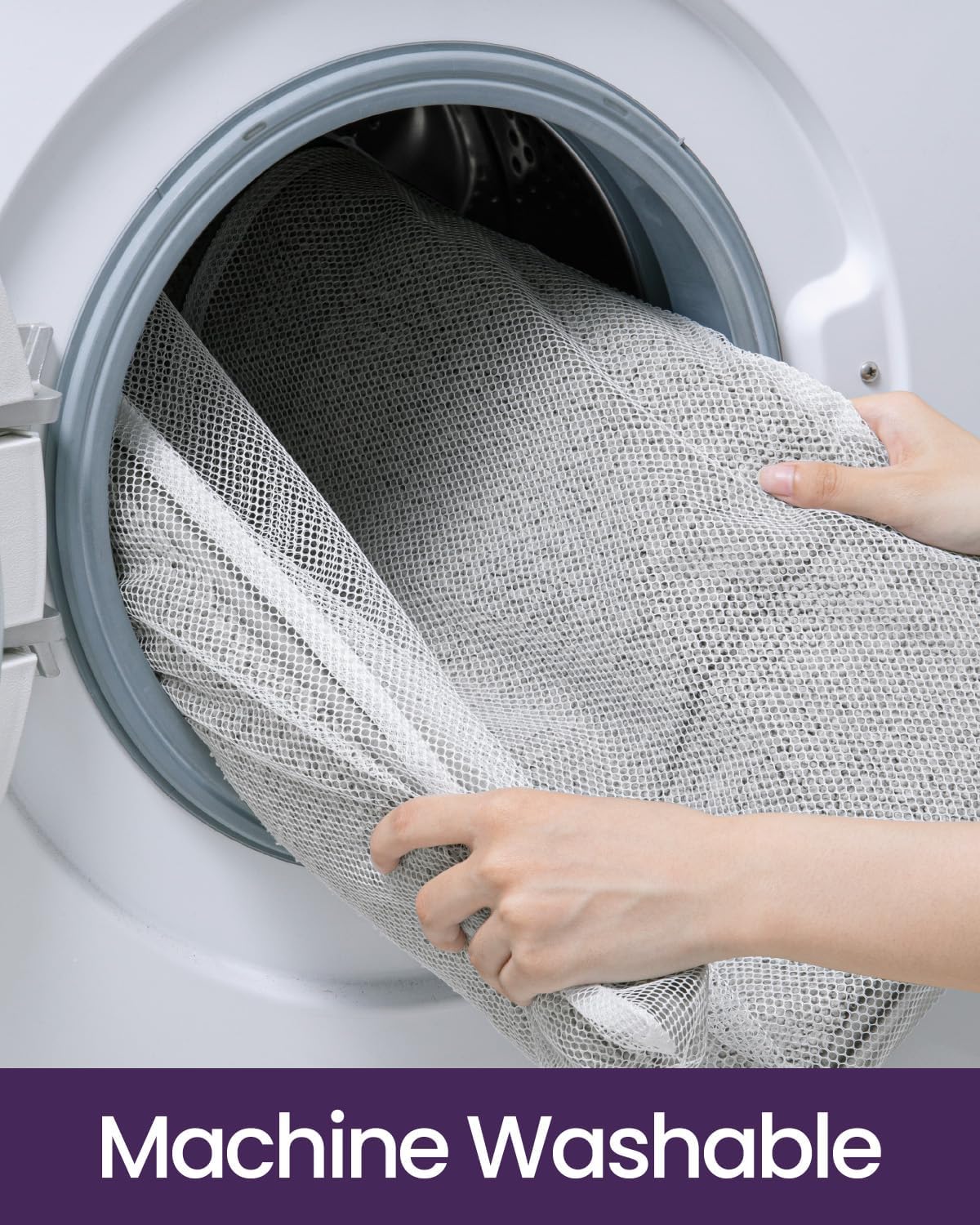 DEXI Bathroom Rugs 43x24, Washable Non Slip Bath Mat for Shower Floor, Absorbent Quick Dry Bathmat with Rubber Backing, Ultra Soft Plush Carpet for Tub, Light Grey