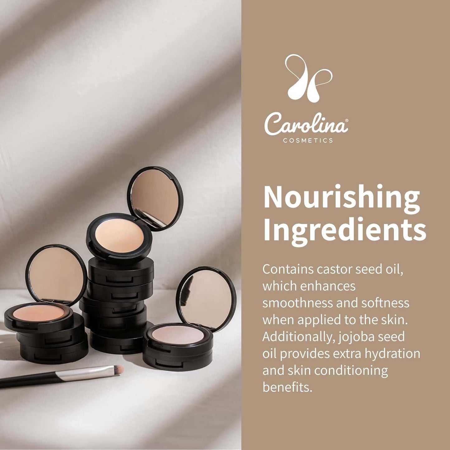 Candelilla Cream Concealer in Hawaii Color - Vegan, Non-GMO - Minimizes Dark Circles, Blemishes & Uneven Skin Tone - 0.11 oz