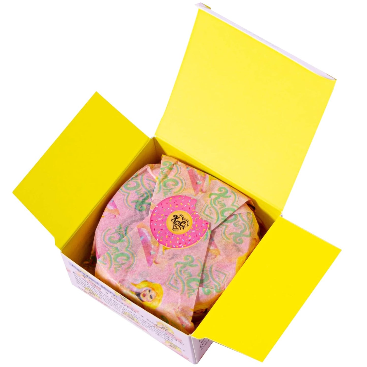 Kimchi Chic Beauty Puff Puff Pass Set and Bake Setting Powder for Makeup, Extra Fluffy Loose Face Powder Poof, Soft Natural Face Makeup for Uneven Skin Tone, 06 Almond