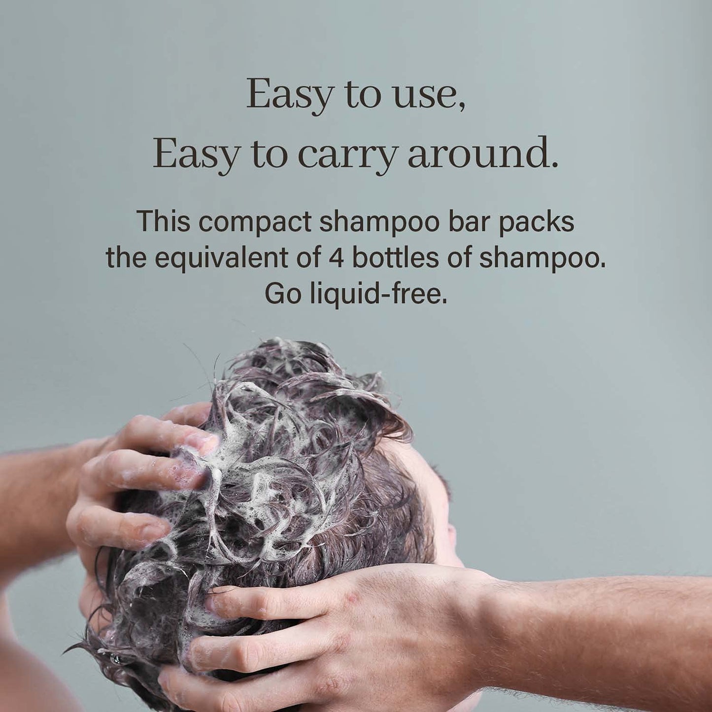 Night Shadow Biotin Shampoo Bar for Regrowth & Hair loss, Darkening, Gray Hair | Strengthening & Volumizing | Normal to Oily Hair | Vegan, Natural, pH balanced, Sulfate free