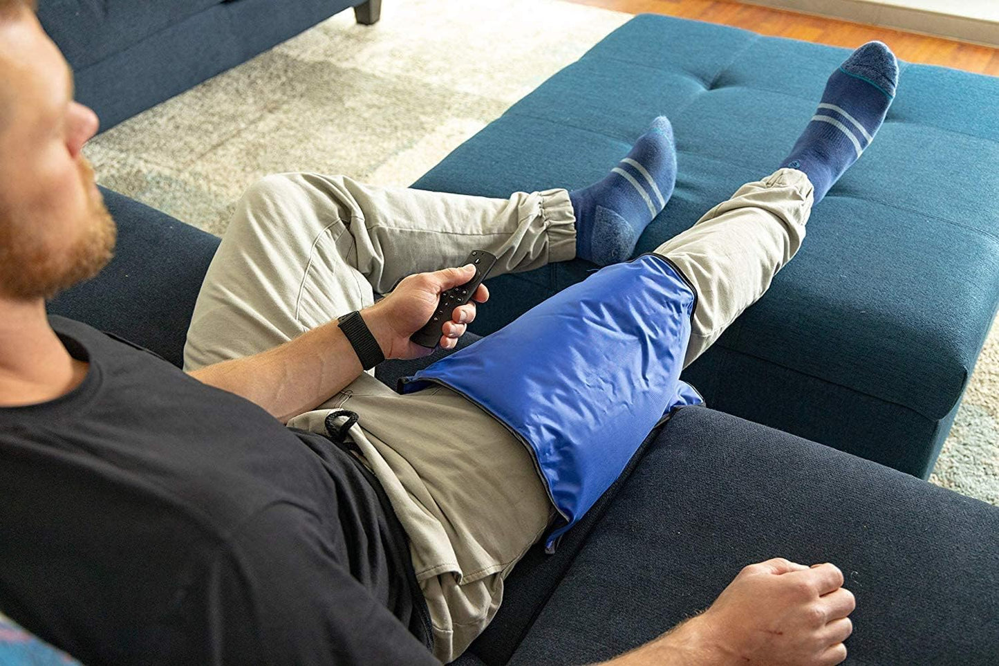 rester's choice Ice Pack for Injuries Reusable, Soft Gel Flexible - (Large: 11"x14.5") for Hip, Shoulder, Knee, Back - Comfy Cold Pack Compress for Swelling, Bruises, Surgery (Lavender, 1 Pack)