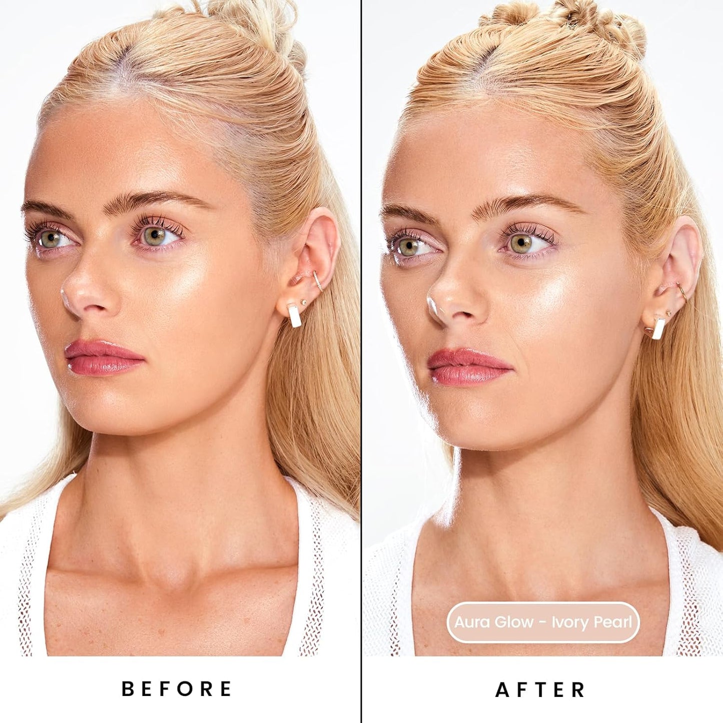 Sacheu Liquid Glow STAY-N Liquid Highlighter & Illuminator Makeup — 30ml Long Lasting Luminous Glow Lightweight Dewy Finish, Aura Glow