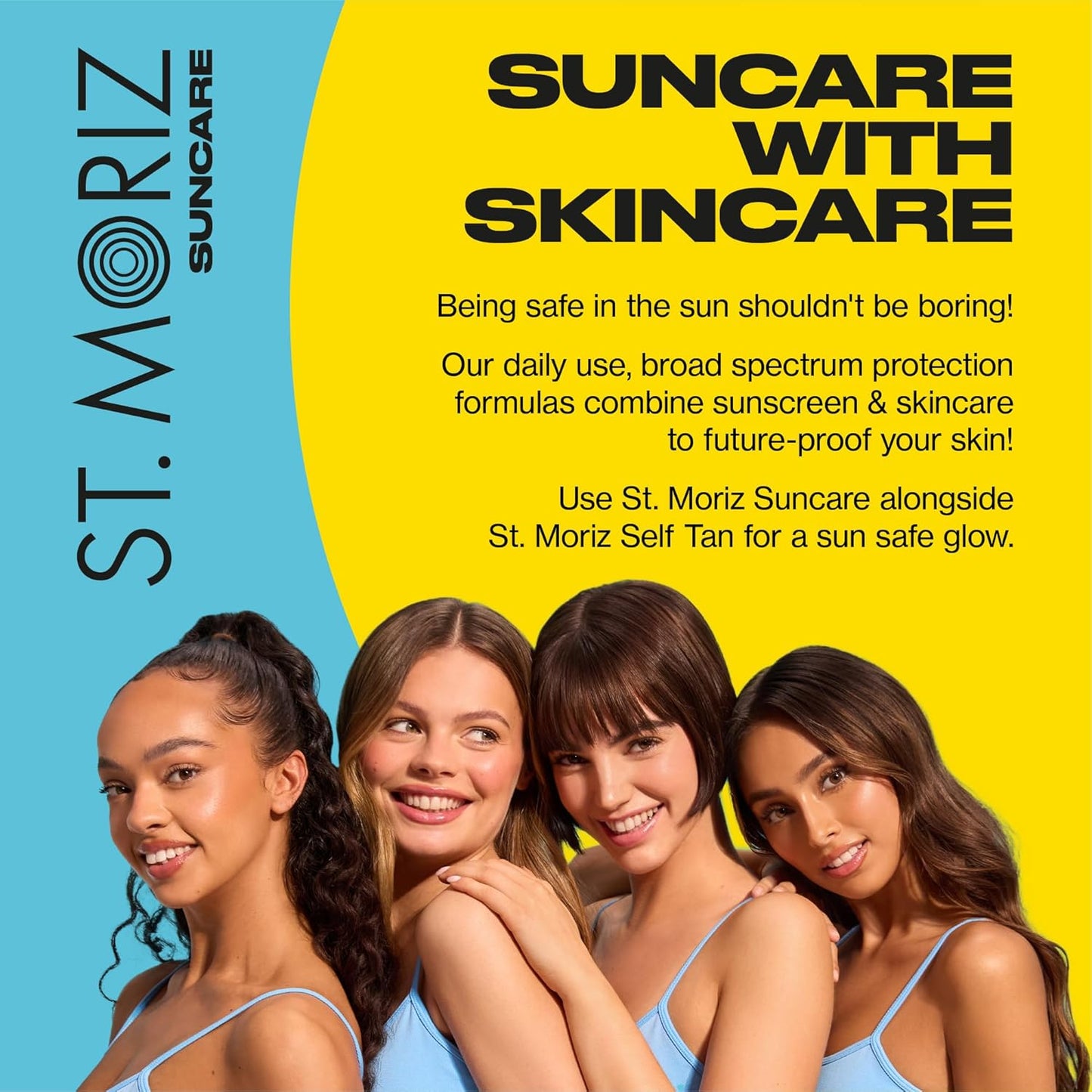 St Moriz Suncare SPF - Sunscreen - Broad Spectrum Protection Water Resistant Sunscreen Moisturizing Lotion + Vitamin E - Oxybenzone & Octinoxate Free - Vegan - Body, 50, Sun Protection Factor (SPF)