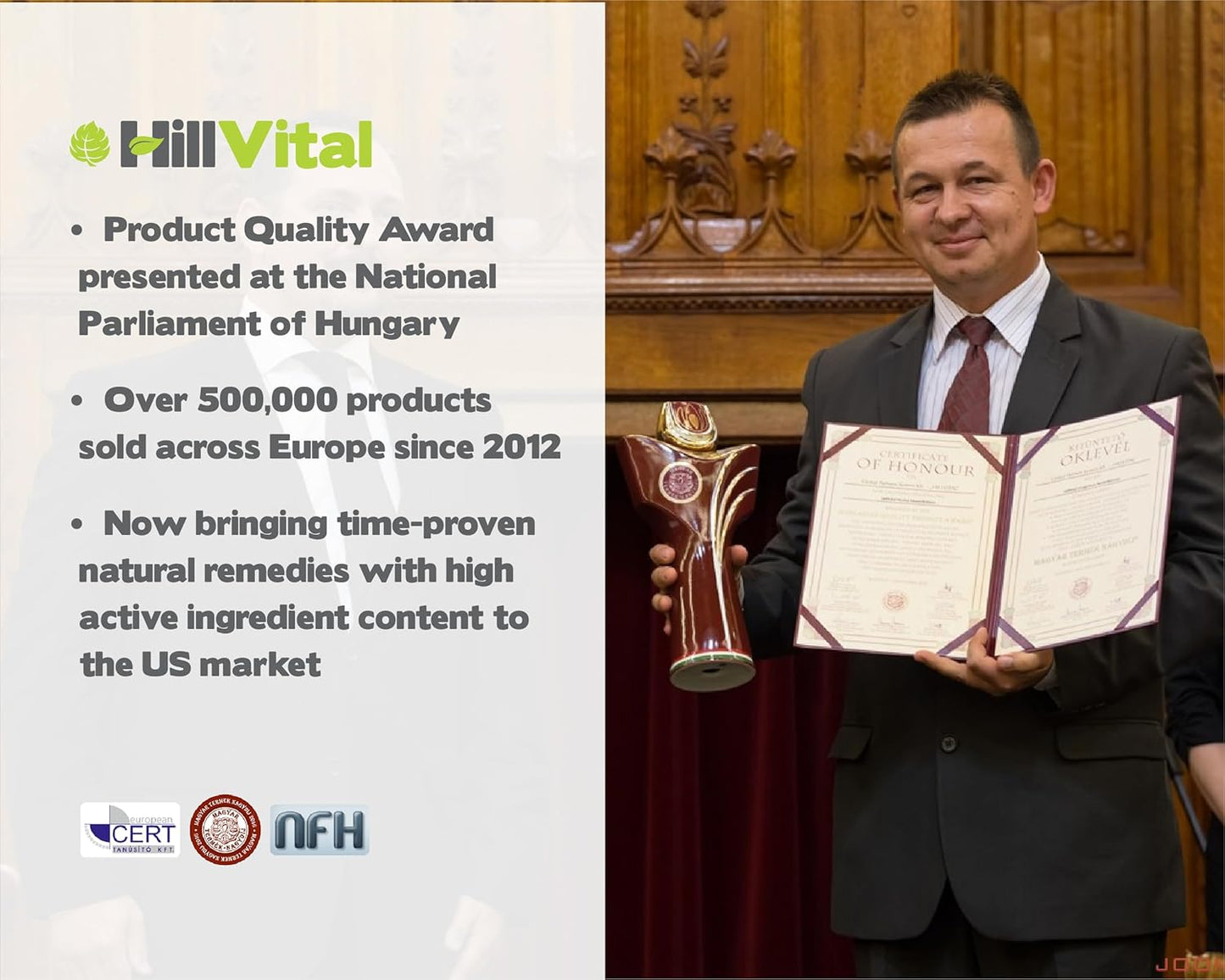 HillVital Maximum Balm Joint Comfort Cream – Extra Strength Arnica Gel Relief, Non-Greasy Joint & Muscle Support Cream for Shoulder, Elbow, Stiff Hands or Fingers, Feet and Knees for Carefree Motion