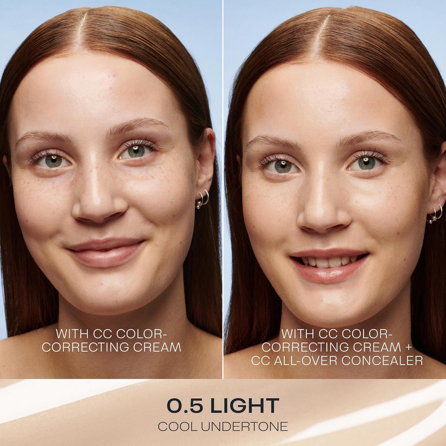 Lumene Under Eye Concealer - CC All-Over Hydrating Concealer with Medium Coverage - Multi-Tasking Under Eye Makeup Infused with Hyaluronic Acid with a Skin-Like Finish - 0.5 Light (0.3 fl oz)