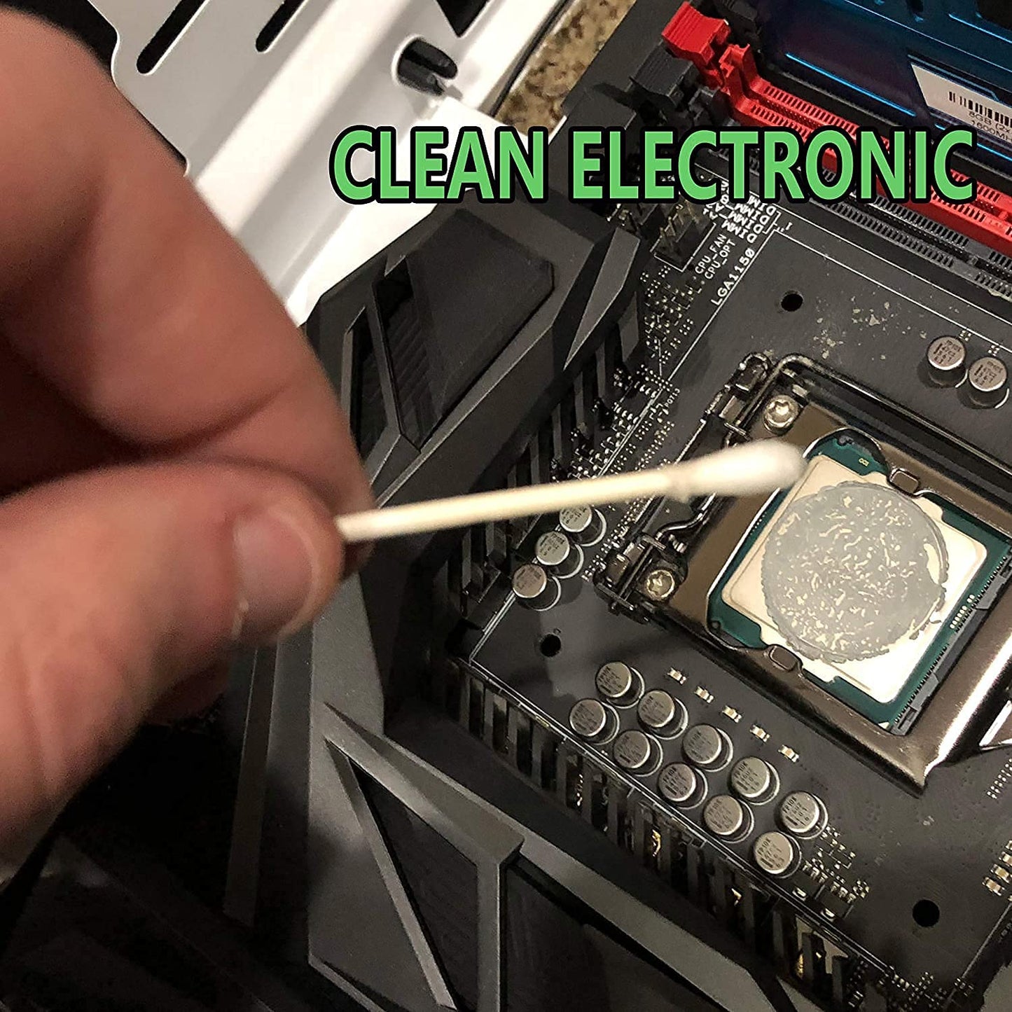 Cotton Swabs with Wooden Sticks/Biodegradable Cotton Bud 1125pcs