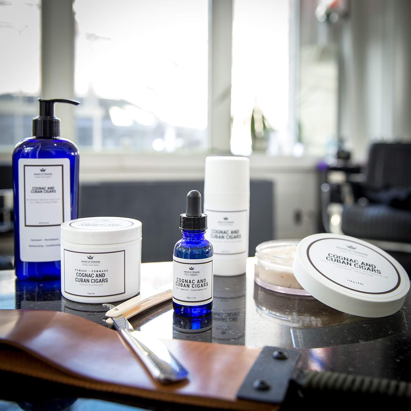 Shaving Soap For Men | Cognac and Cuban Cigars Fragrance | Smooth Shave, Lathers Up Nicely, Long-Lasting Scent | Triple Milled Soap, Canadian Made by Skilled Artisan 114 g (4 oz)