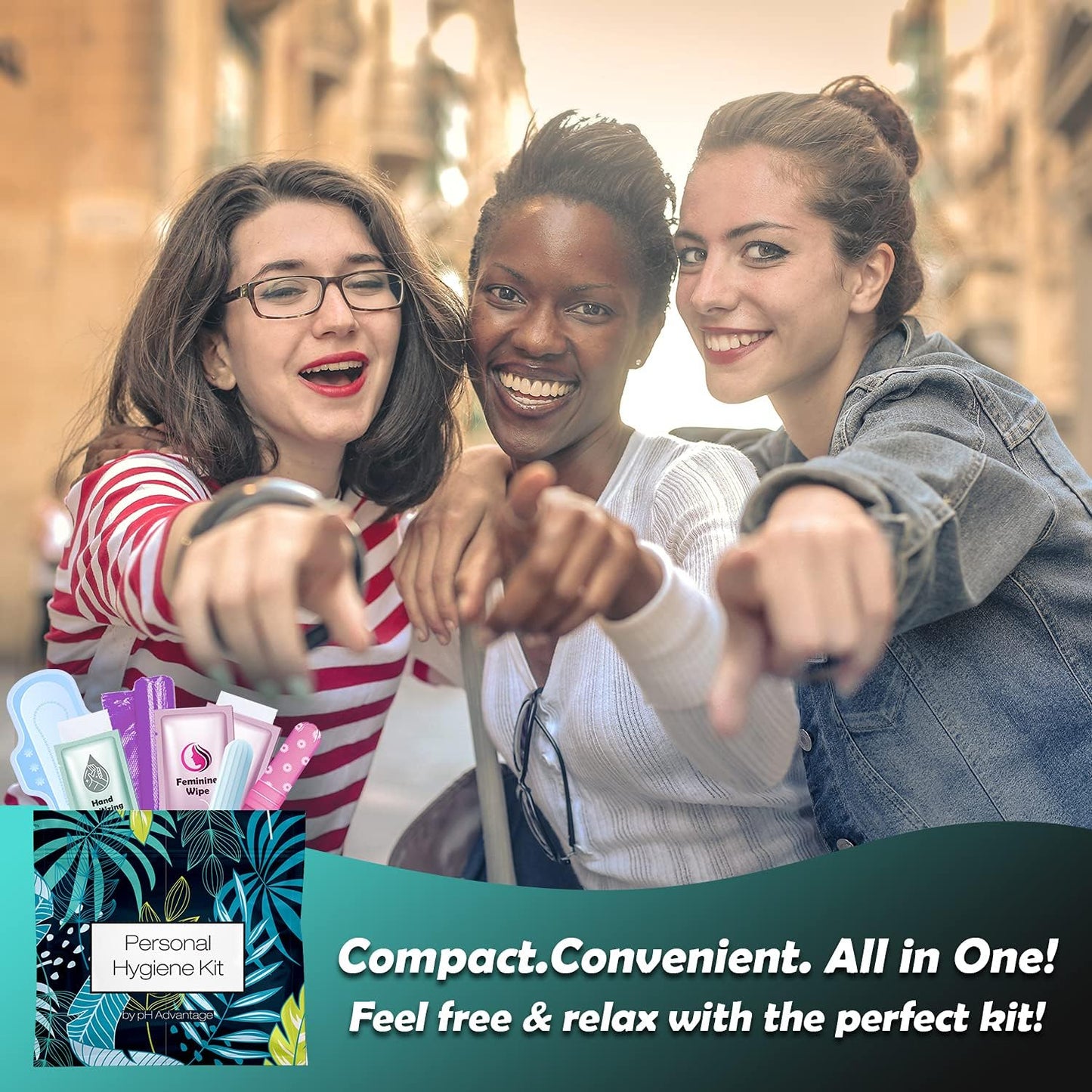 Blue Forest Menstrual Kit All-in-One 50 Pack | Convenience on The Go | Period Kit Pack for Travelling, Tweens & Teenagers or just When You’re Out | Individually Wrapped Feminine Hygiene Product