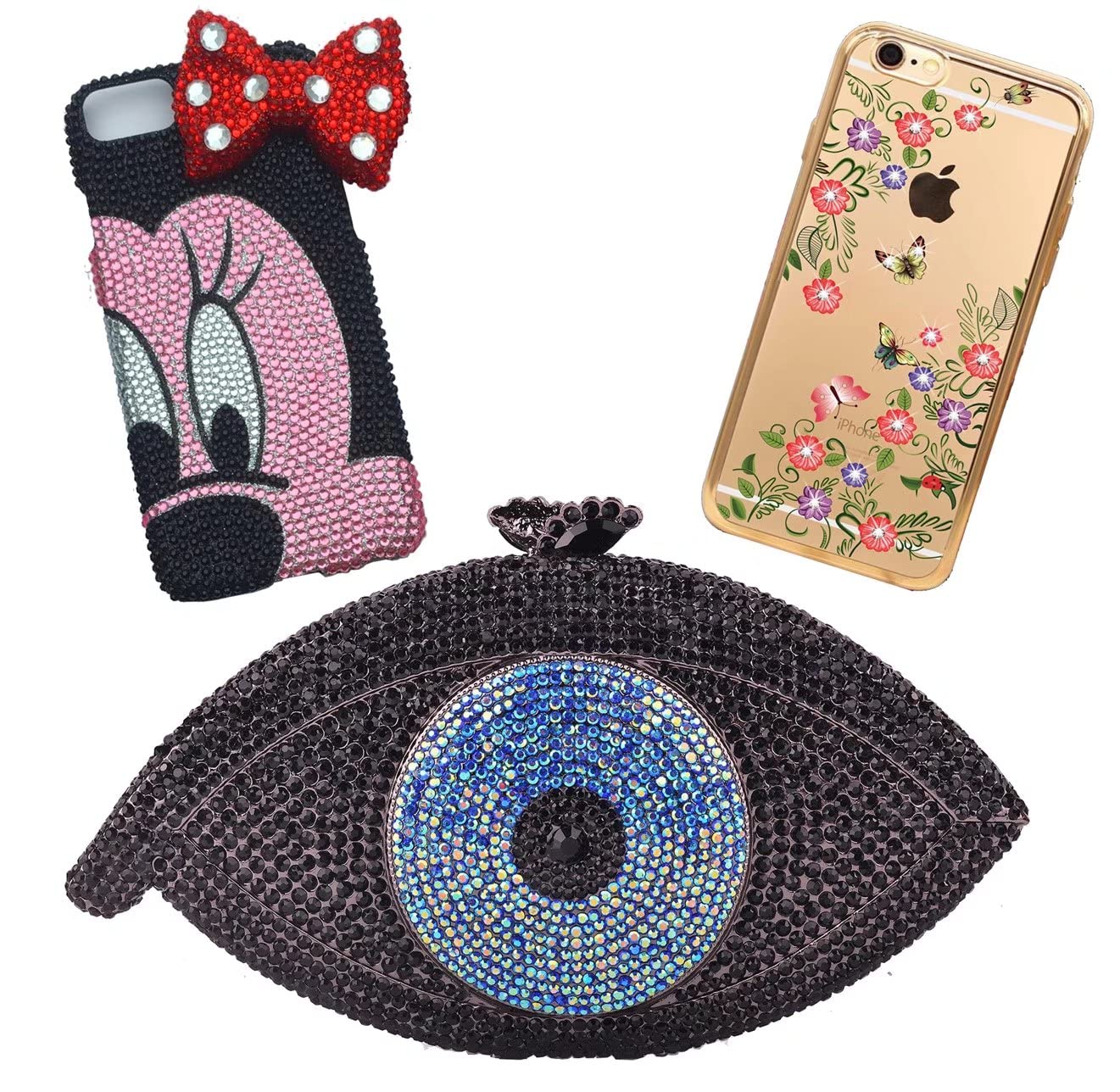 500 Pieces SS30 6mm Flatback Rhinestones AB Clear Round Gems Crystals for Nail Art DIY Crafts Clothes Shoes Bags (Transparent Light Rose Red AB)