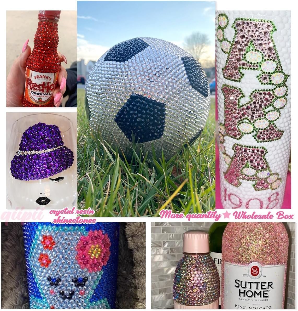 16000PCS Rose Pink Resin Crystal Rhinestones for Crafting 3mm 4mm 5mm Light Hot Pink Flatback Stones Rose Red Diamonds Crystals Gems for Face Eyes Makeup Tumblers Bottles Crafts Clothes Shoes