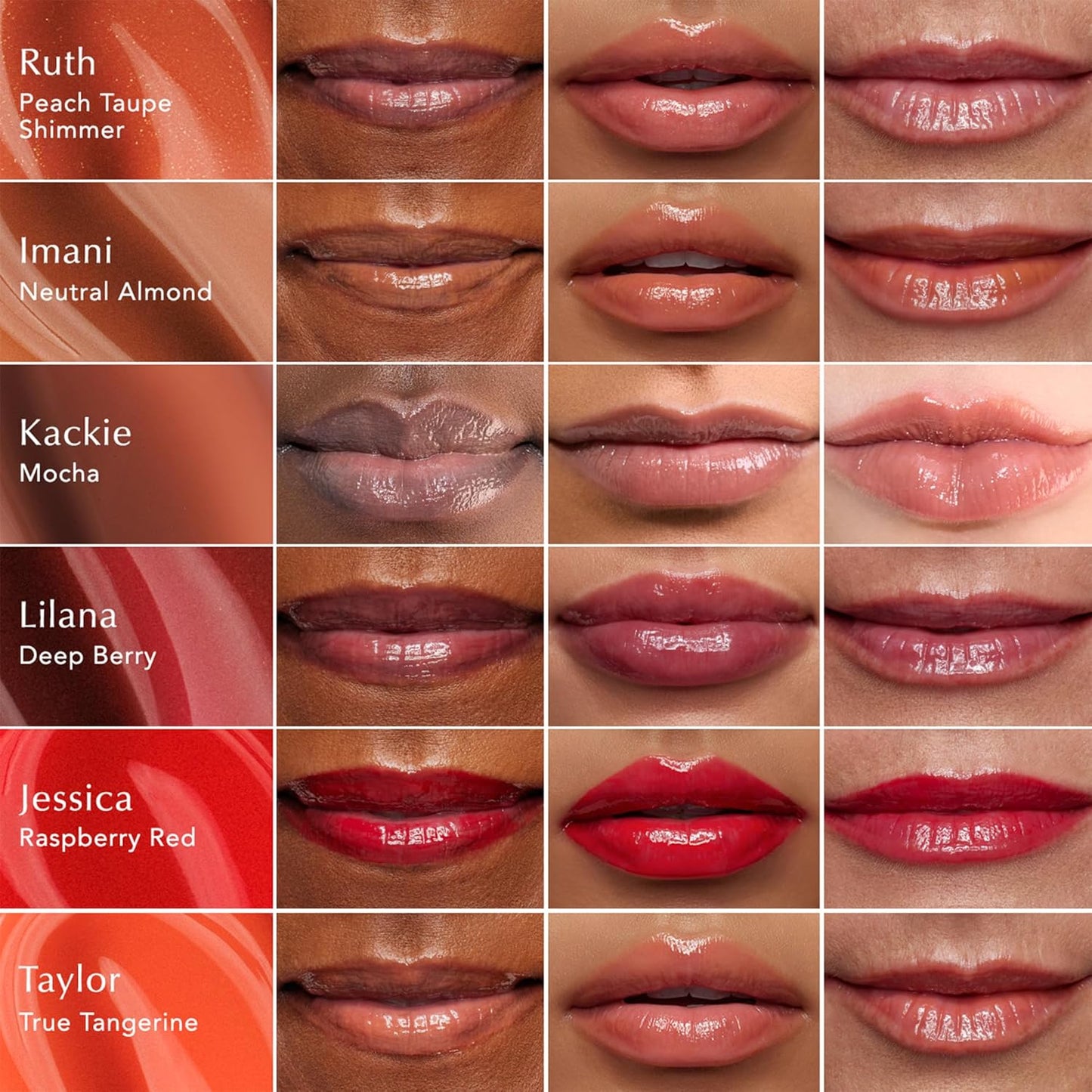 Thrive Causemetics Sheer Strength Lip Plumping Peptide Gloss, Lip Plumper with Vitamin E, Peptides, Plumps, Smooths & Hydrates Lips, High Shine, Vegan & Cruelty Free, Imani (Neutral Toffee)