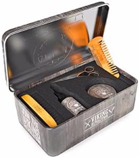 Viking Revolution - Ultimate Beard Kit - Beard Grooming Kit with Beard Brush, Beard Comb, Beard Balm, Beard Oil, Beard & Moustache Scissors - Gifts for Men