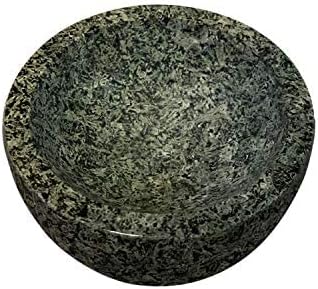 ShayVe Shaving Bowl for Shaving Soap & Cream — Granite Shave Bowl For Shaving Soap & Cream — Exquisite Heat Insulated Wet Shaving Kit Addition (Green Granite)