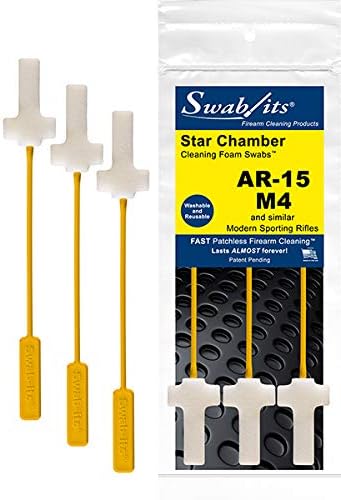 Swab-its Star Chamber Cleaning Foam Swabs - .22cal, .223cal, 5.56mm: 43-5556