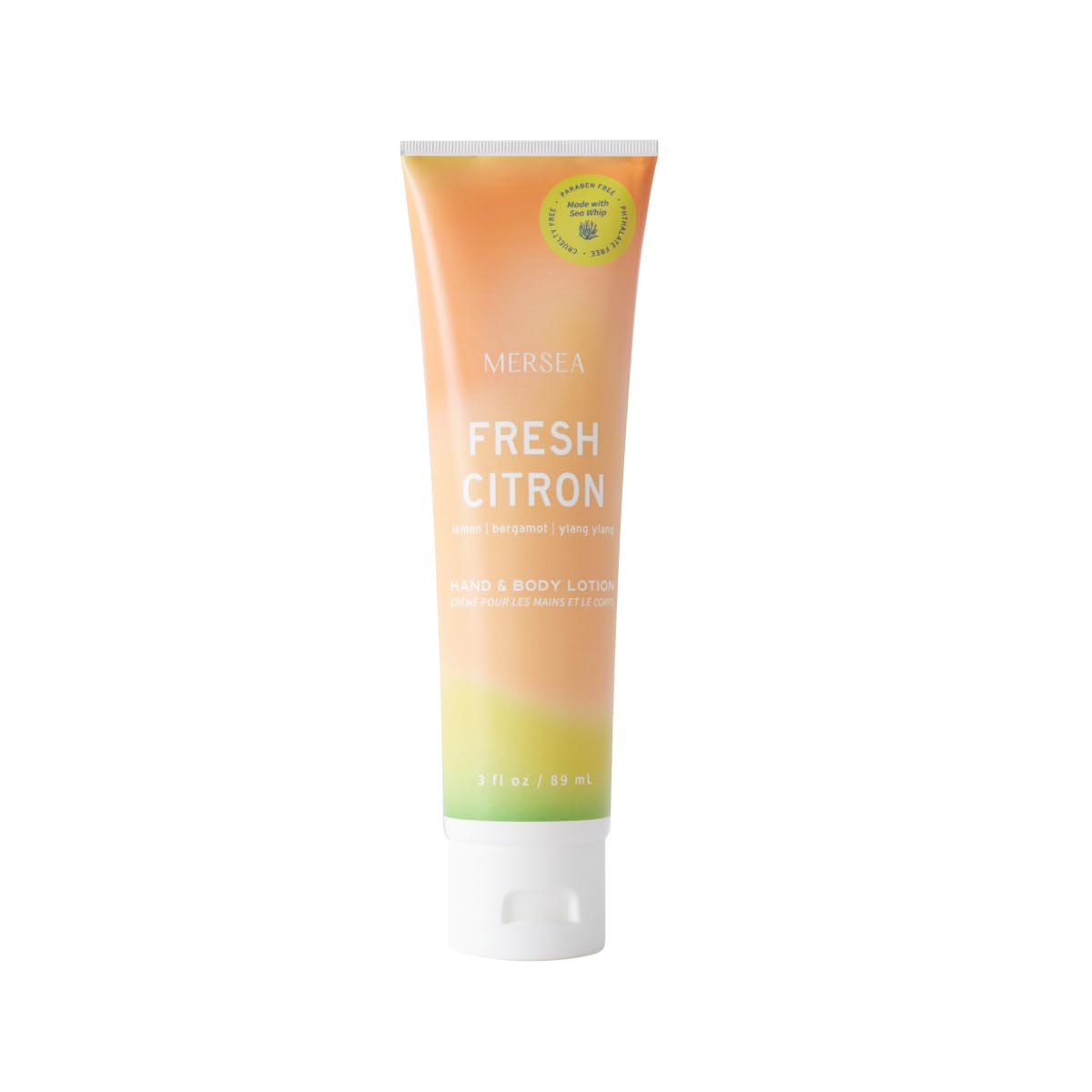 MERSEA Fresh Citron Sea Whip Hand and Body Lotion, Scented Travel Lotion (3 oz)
