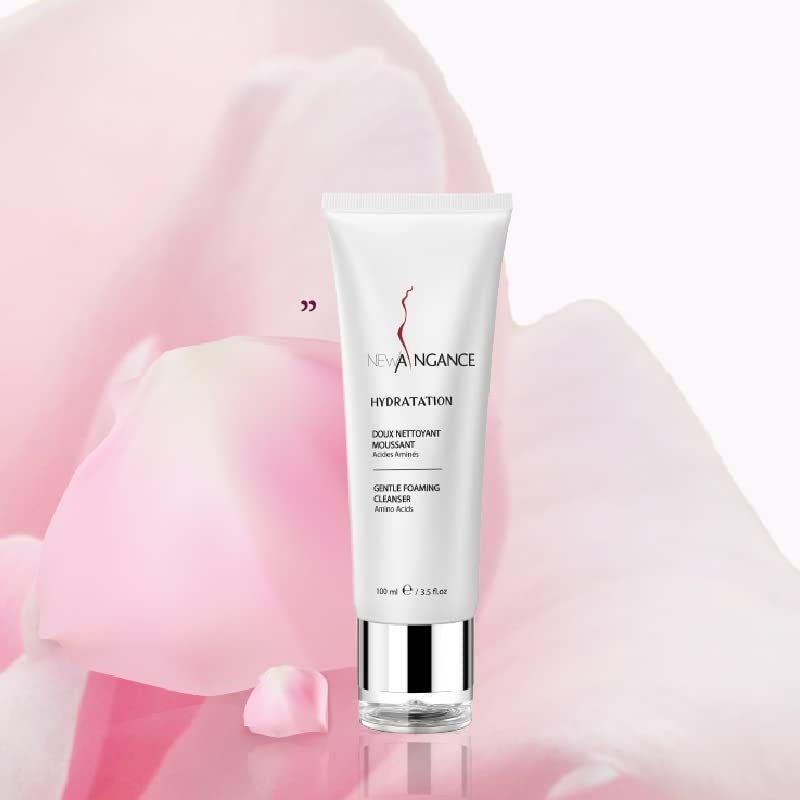 Gentle Foaming Cleanser Daily Face Wash for Unisex Amino Acids Sensitivity-free Perfectly Clean Suitable for All Skin Types, 3.5 Fl Oz