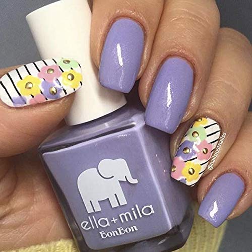 ella+mila Nail Polish, BonBon Collection - Late Night Tart - Long-Lasting & Chip Resistant Formula (0.45 fl oz each)