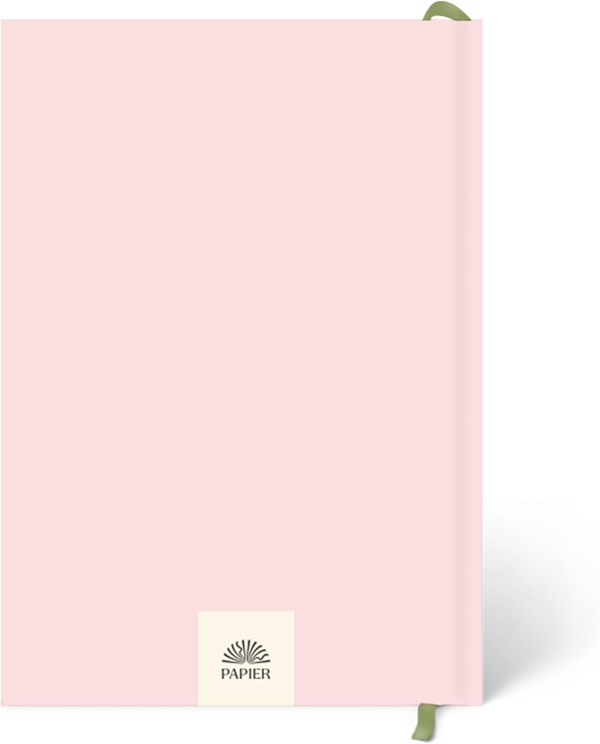 Papier Daily Wellness Journal Diary - Baby Pink, 8.46" L x 6.02" W | Hardback Cover Wellbeing, Gratitude & Mindset Diary for Personal Growth, Mindfulness & Reflection | Track Goals, Sleep & Lifestyle