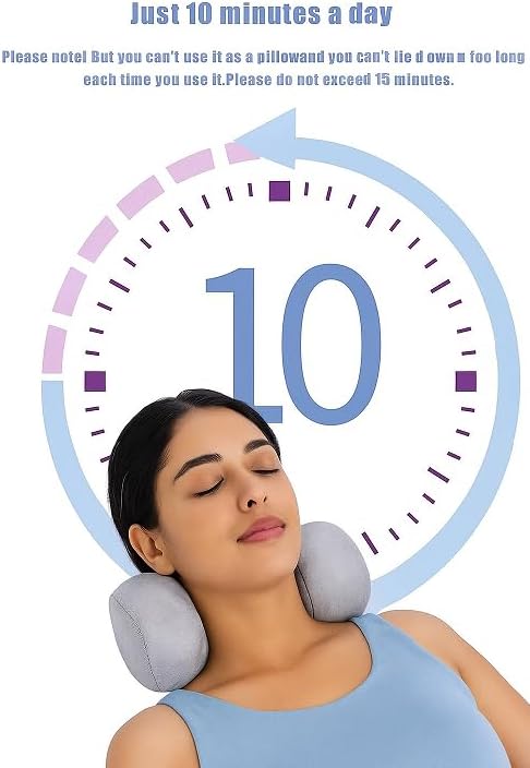 Small Neck Roll Pillow, Use to Neck Pain, Muscle Relief, Shoulder Pain Relaxer Foam Pillow