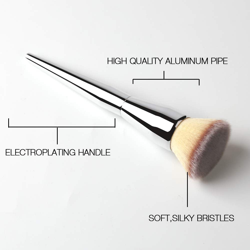 Flat Top Foundation Brush,Daubigny Large Powder Brush Premium Durable Kabuki Makeup Brush Perfect For Blending Liquid,Cream and Flawless Powder,Buffing, Blending,Concealer