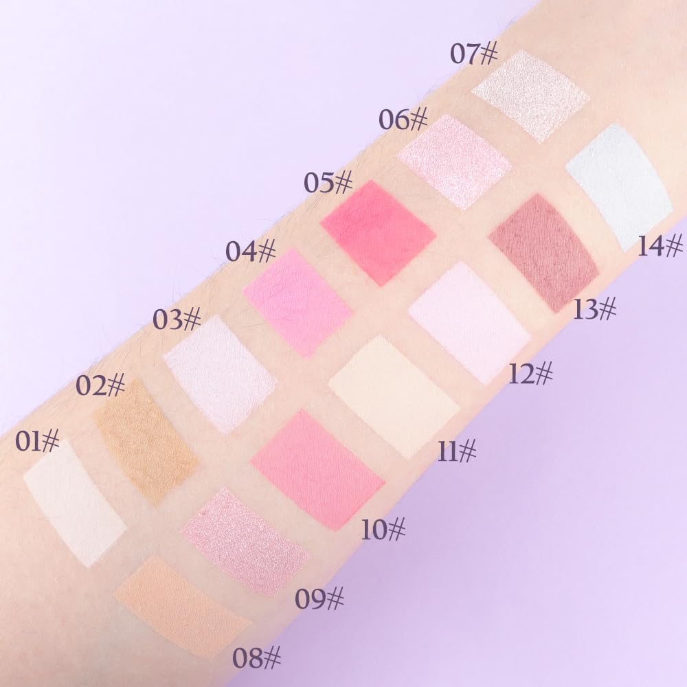 Monochrome Matte Eyeshadow Makeup Palette, Highly Pigmented Nude Eyeshadow Palette, Matte Pressed Powder Eyeshadow Makeup, Single Vegan Eye Shadow, Daily Evening Women Girls Eyes shadow Gift 8#