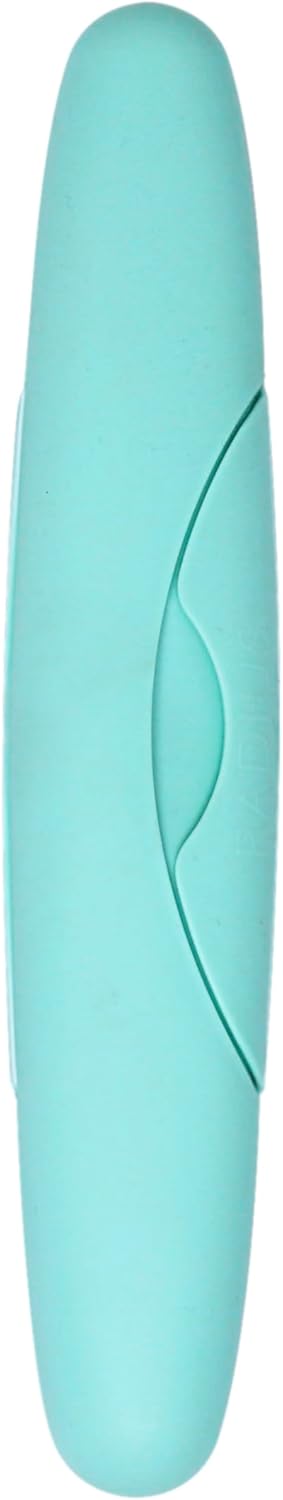 RADIUS Toothbrush Travel Case for Standard Brush, BPA-Free Recycled Plastic, Portable for Bathroom, School, Home, Camping - Mint (FITS ALL CONVENTIONAL TOOTHBRUSH SOURCE TOOTHBRUSH)