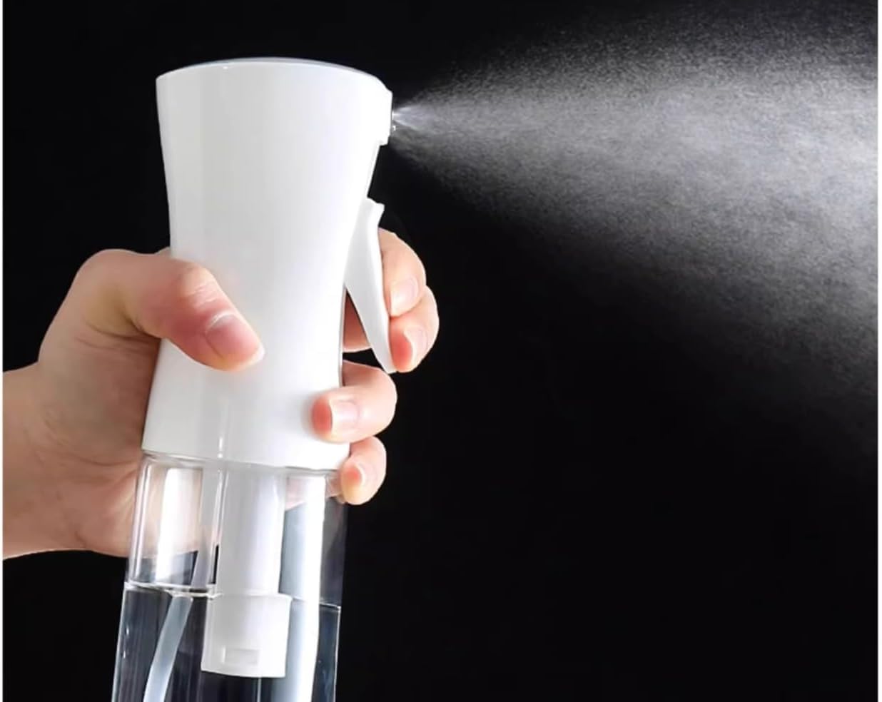 Continuous Mist Spray Bottle, 300ml/10.1oz (Clear, 10.1OZ/300ml)