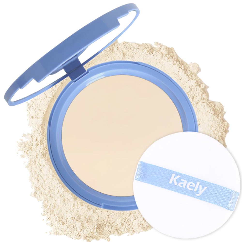 Oil Control Matte Perfection Face Powder Compact For Women, Matte Smooth Flawless Setting Powder Makeup, Polvo Compacto De Maquillaje, Waterproof Long Lasting, 0.35Oz,(Nude Translucent, 1)