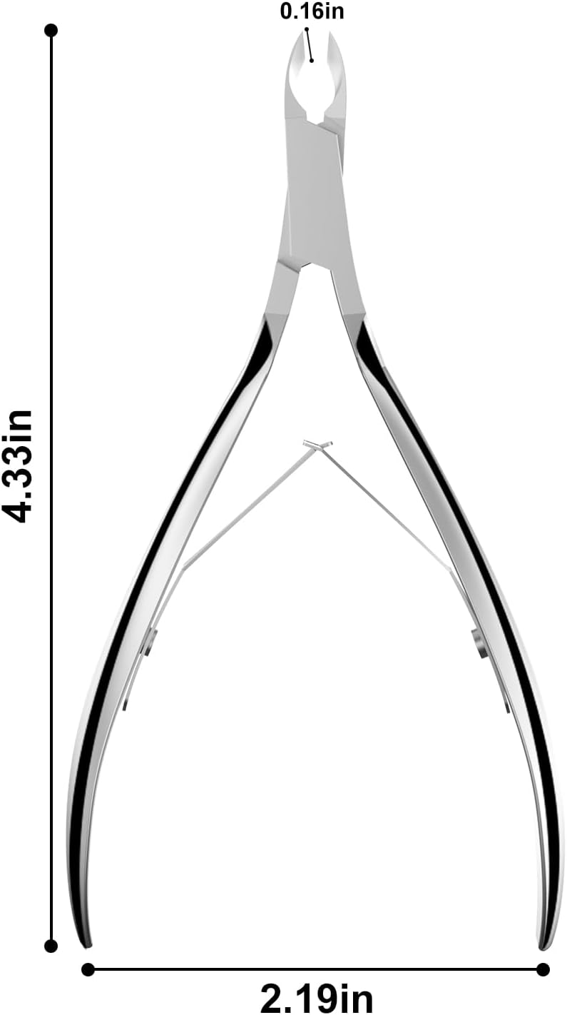 Cuticle Trimmer Professional Extremely Sharp Cuticle Nippers Stainless Steel Clippers Cutter Remover Manicure Nail Tools for Women