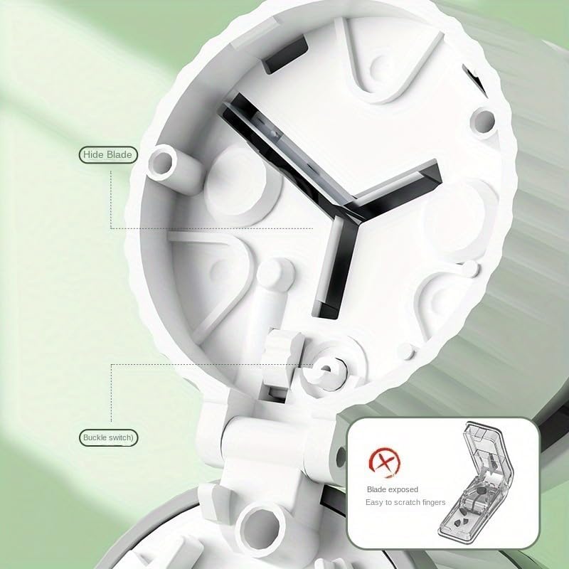 Pill Cutter - Pill Splitter with Stainless Steel Blade for Cutting Small Pills or Large Pills in one Third, Pill Cutter 1/3, Suitable for Cuting Vitamins, Tablets (1-3 Green)