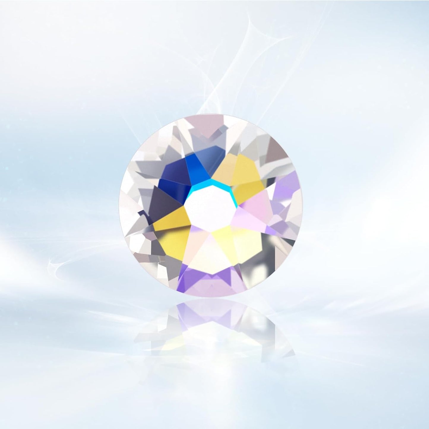 Novani Moon Night Rhinestones 288pcs Flat Back Round Rhinestone Style 2088 Sparkly Crystal Gemstones for Nail Art and Crafting SS30,6.4-6.6mm