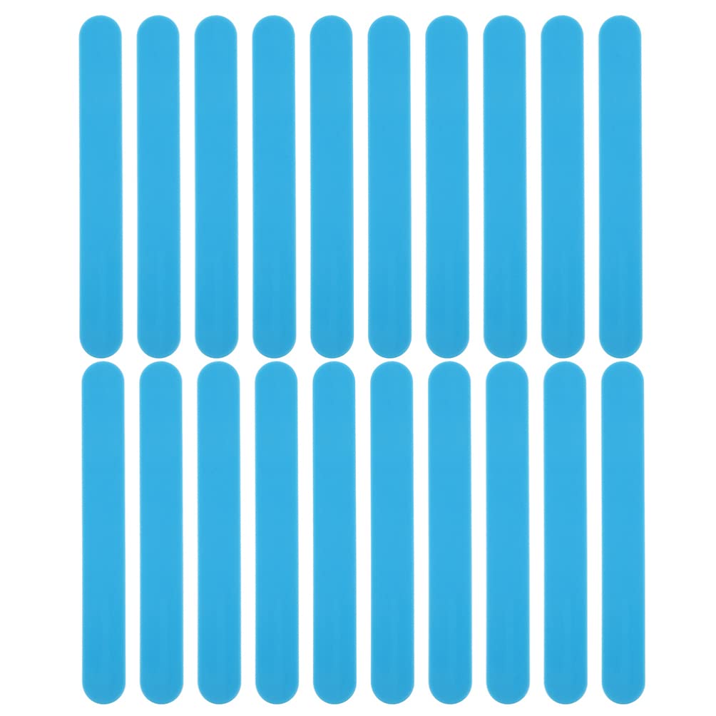 generic 25pcs Tongue Depressors Tongue Stir Sticks, Reusable Applicator Sticks Stirring Stick Tool for Laboratory, Makeup Scraper, Blue